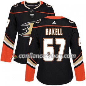 Adidas Maillot de Hockey Anaheim Ducks Rickard Rakell 67 2017-2018 Noir Authentic - Femme
